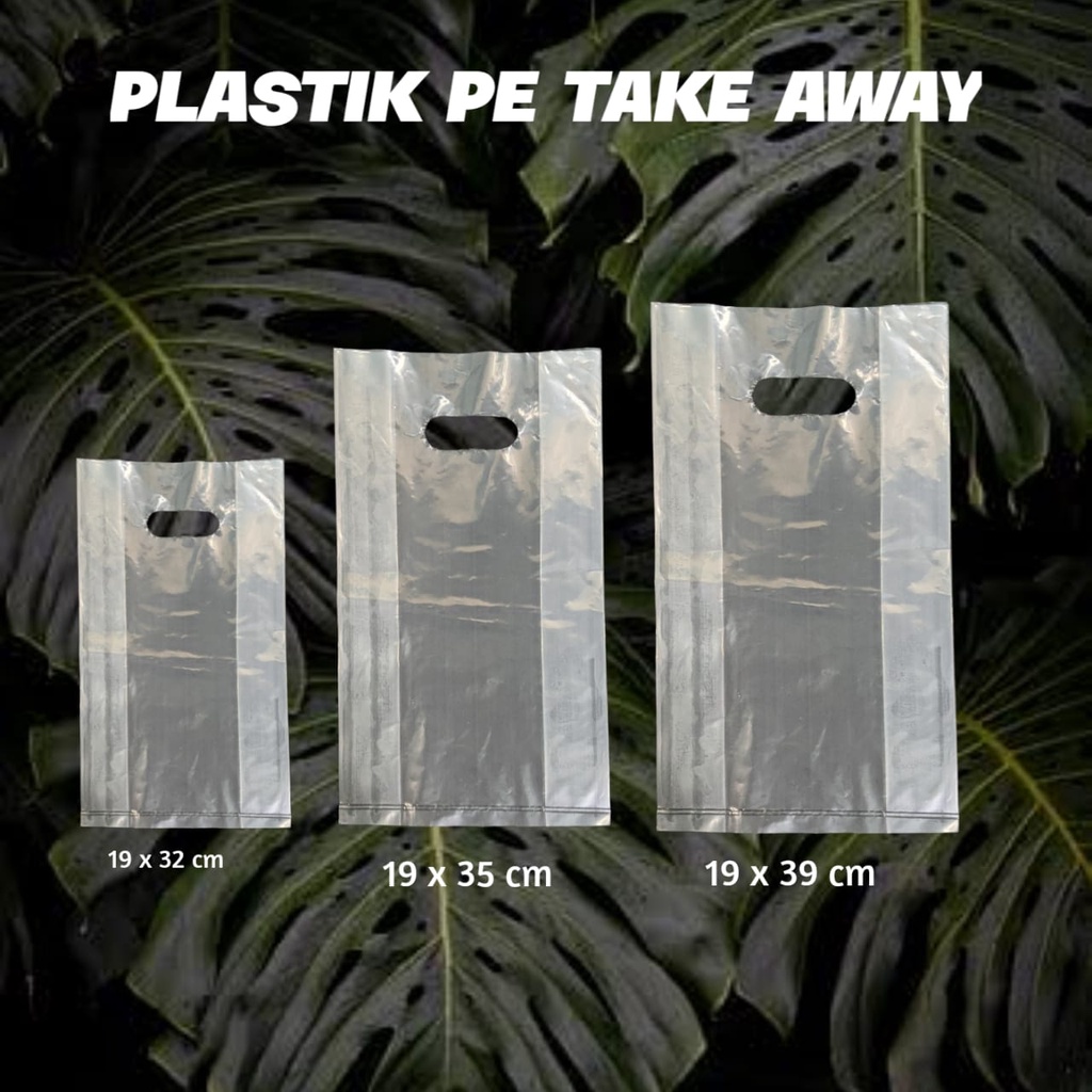 Jual KANTONG PLASTIK / KRESEK PE BENING TRANSPARAN POLOS | Shopee Indonesia