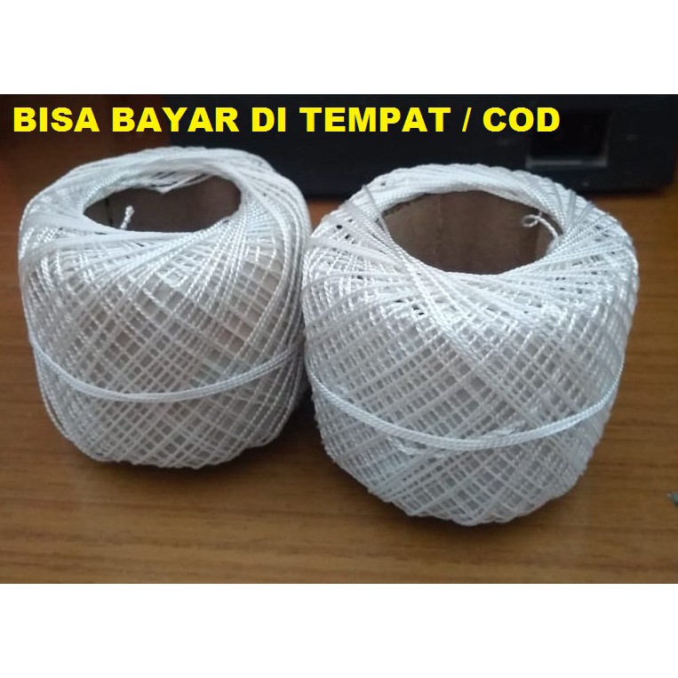 Jual BENANG TUKANG BENANG NILON TALI SOL PUTIH KECIL BANGUNAN | Shopee