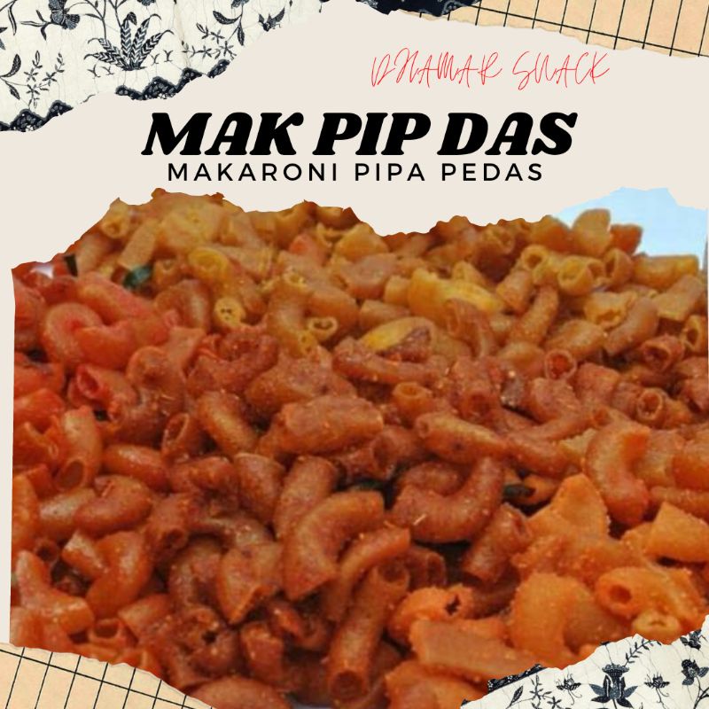 Jual Makaroni Pipa Pedas 250g Shopee Indonesia