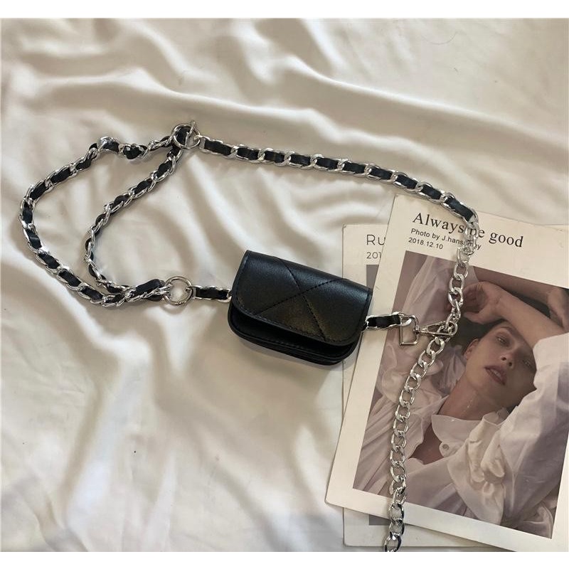 Jual VENDI Tas Pinggang Wanita Small Waist Bag Mini Chain