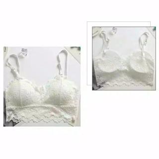 Lace Net Half Top Stretchable Non Padded Bra