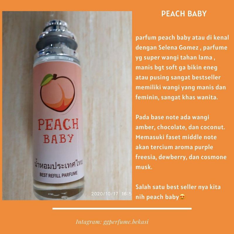 Parfum 2025 peach baby