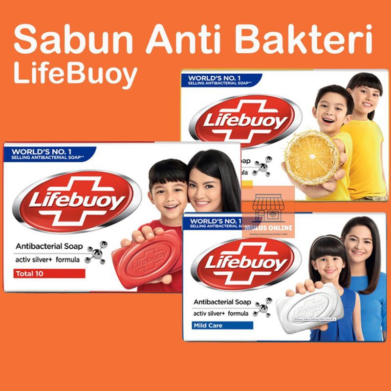 Jual Lifebuoy Sabun Batang Gr Satuan Lifeboy Sabun Anti Bakteri Shopee Indonesia