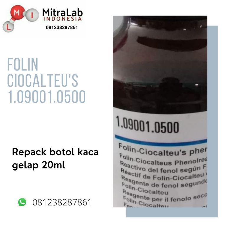 Jual Folin Ciocalteu's 20ml Shopee Indonesia