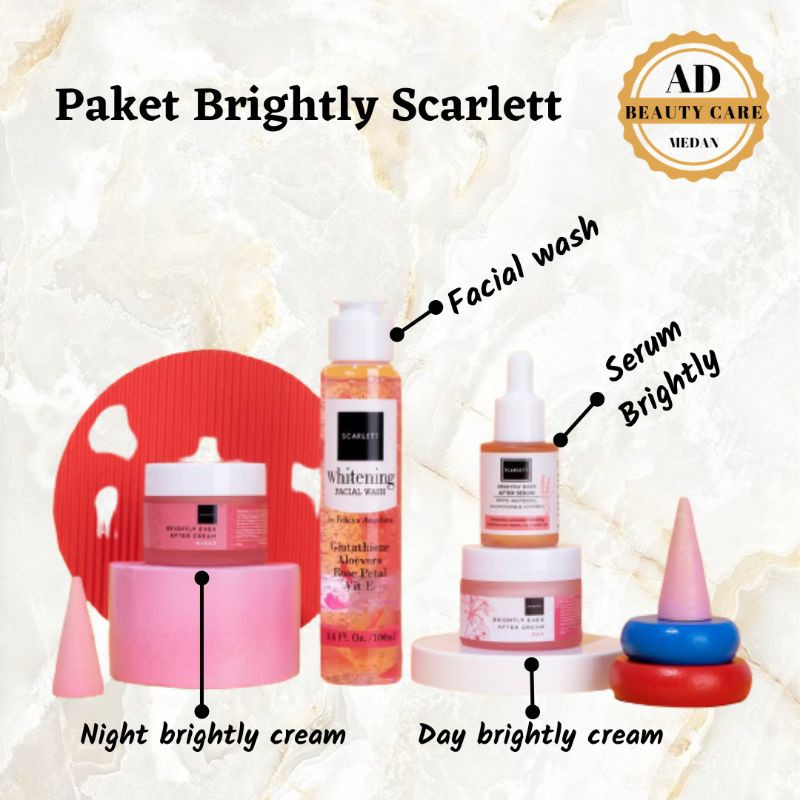 Jual paket brightly scarlett | Shopee Indonesia