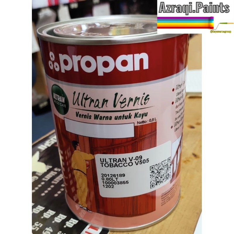 Jual PROPAN ULTRAN VERNIS V09 V 09 V09 ( 0.8 LITER ) PROPAN PELITUR