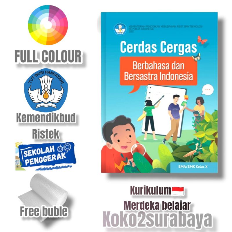 Jual BUKU BAHASA INDONESIA CERDAS CERGAS BERBAHASA DAN BERSASTRA ...