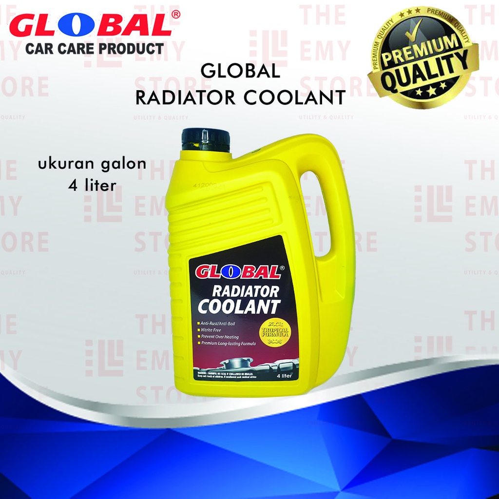 Jual Air Radiator Global 4 Liter / Galon - Global Radiator Coolant ...