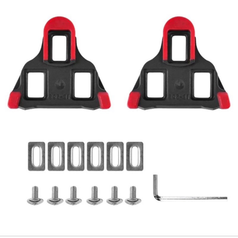 Jual Cleat Pedal SPD Cleat Sepatu SPD SL Sepeda Roadbike Hitam Merah