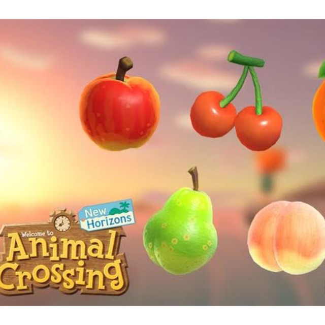 Jual Animal Crossing Fruit 1 Stack Buah Cherry Pear Apple Orange