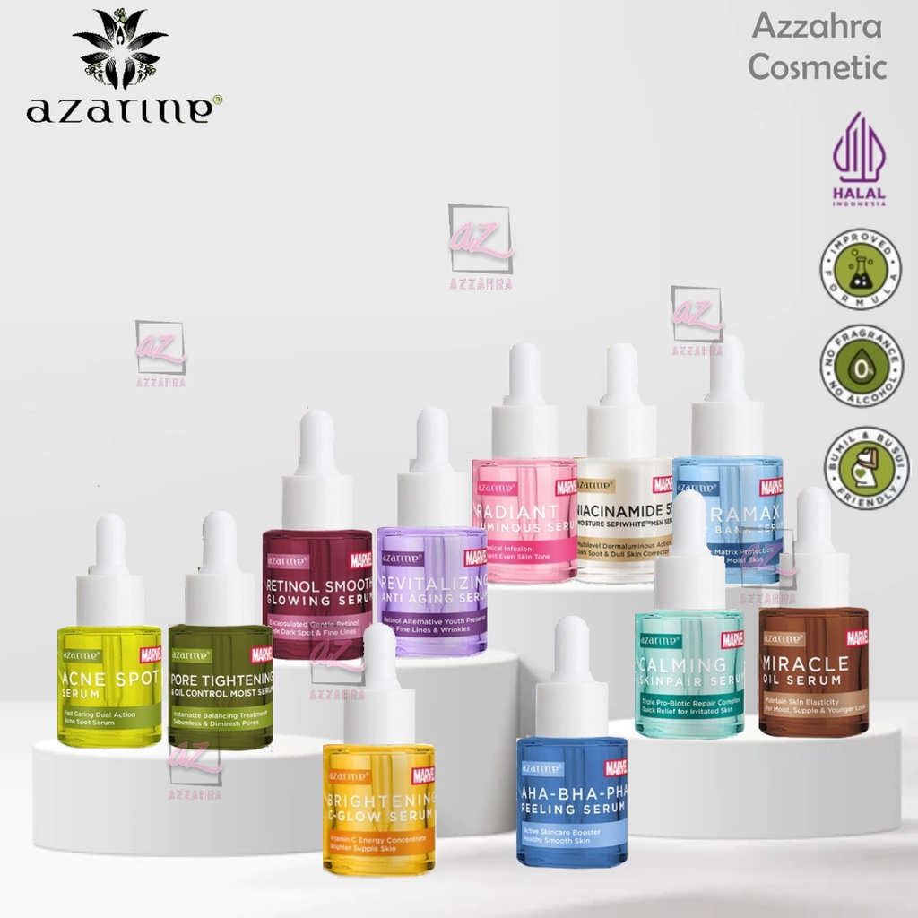 Jual AZARINE Serum Marvel Anti Acne Spot | Face Serum | Brightening ...