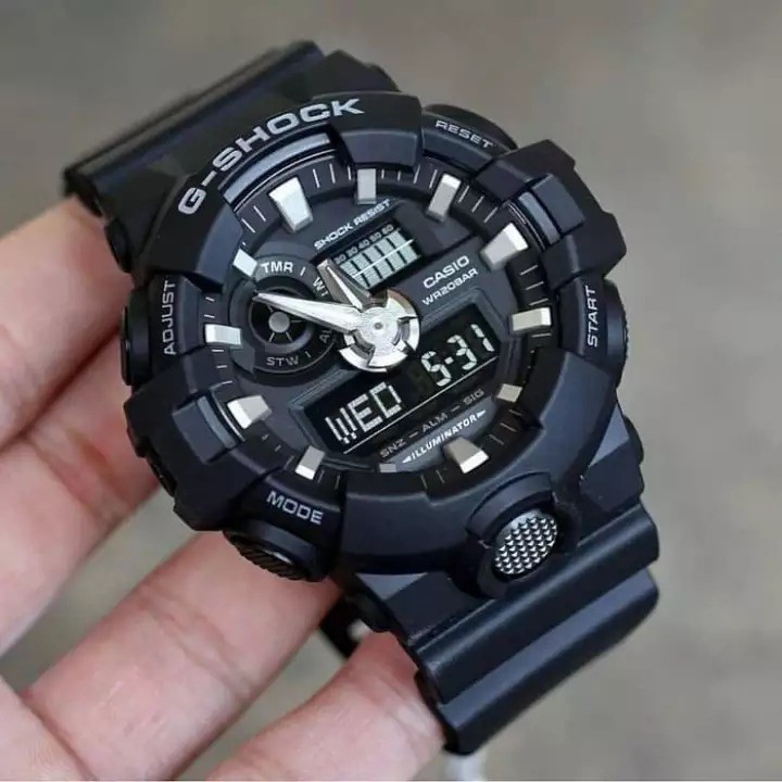 Jam tangan Pria Casio G shock GA 700 1BDR GARANSI RESMI Original