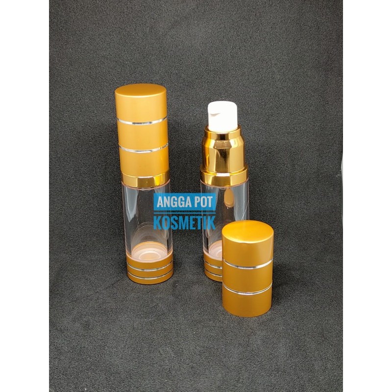 Jual Botol airless 20ml gold | Shopee Indonesia