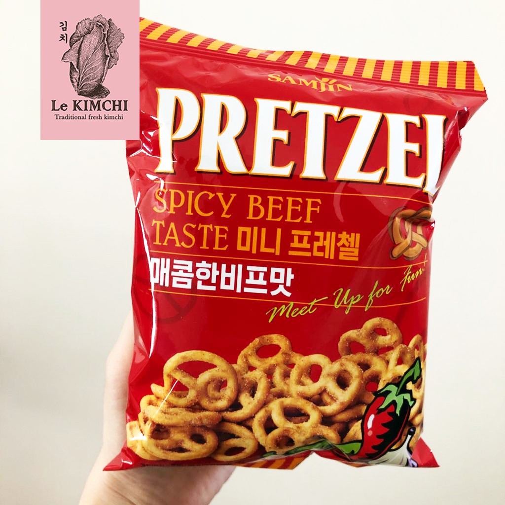 Jual Samjin Pretzel Spicy Beef 85g | Shopee Indonesia