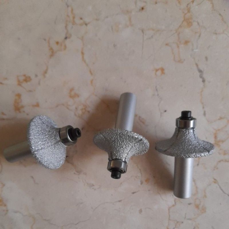 MOSTARTOOLS Diamant-Profilfräser B20 – 3/4 Zoll Halbe Bullnose, Vakuumgelötet | Für Granit, Marmor, Beton