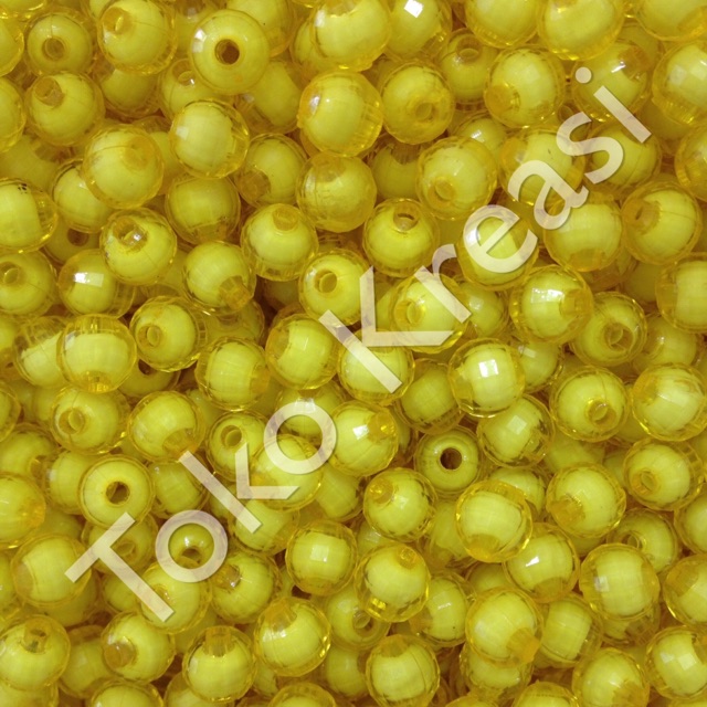 Jual Mote / Manik lampion isi 8mm warna kuning | Shopee Indonesia