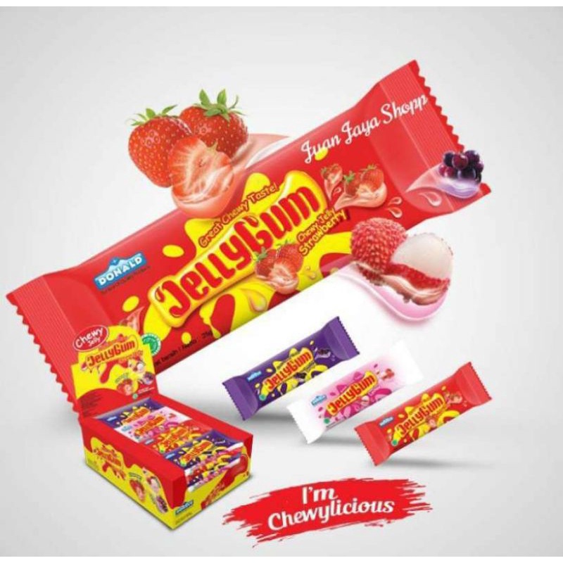Jual Chewy Jelly Gun by Nabati Permen Jelly Enak dan Murah (24pcs x