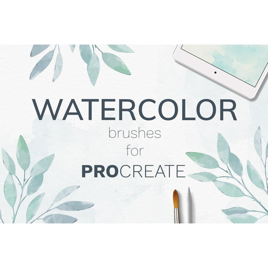 Jual Procreate Brush - Procreate Watercolor Brushset | Shopee Indonesia