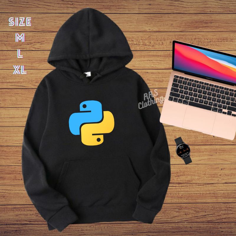 Jual Jaket Hoodie Programmer Python Developer | Shopee Indonesia