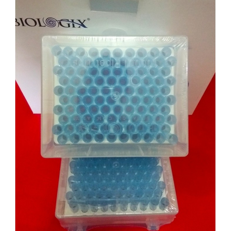Jual Pipette Tips 1000 uL Sterile Rack Pack Blue Tips Biologix | Shopee ...
