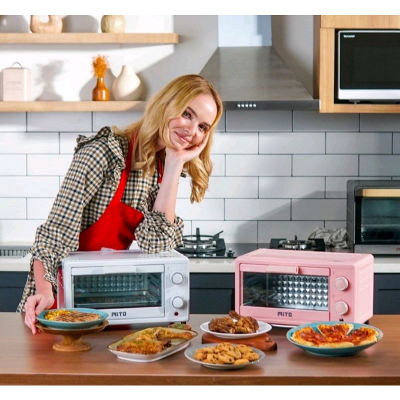 Jual OVEN MITO MINI_MITO Oven Listrik PINK/WHITE MO20 11L FREE