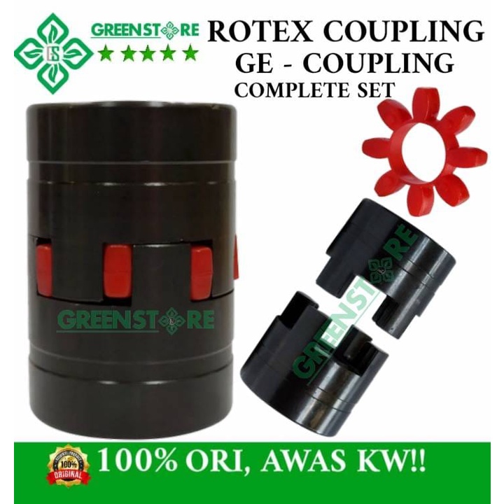 Jual ROTEX JAW COUPLING FL/GE 38 MAX BORE 45mm CAST IRON MADE IN CHINA ...