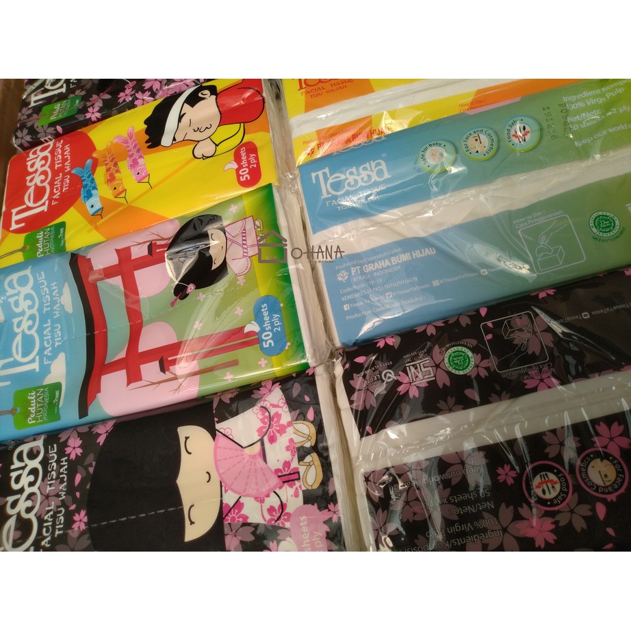 Jual Tissue Tisue Tisu Tessa TP19 Travel Pack 50s sheet s sh lembar ...