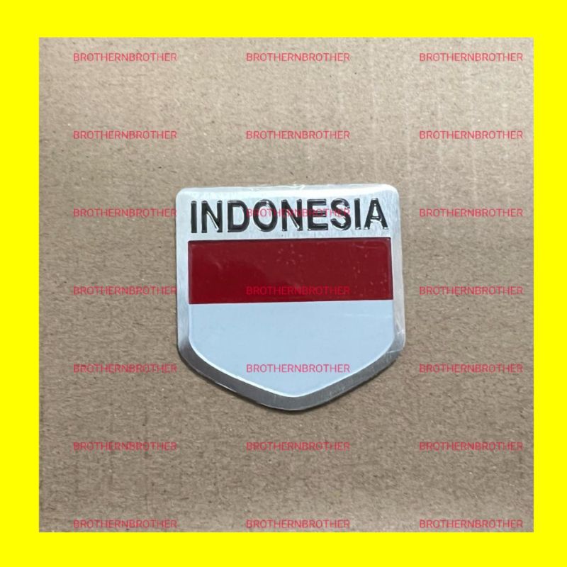 Jual Emblem Logo Bendera Indonesia Plat Nomor Mobil Emblem Merah Putih Shopee Indonesia 7131