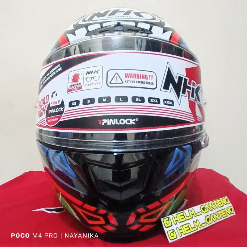 Jual NHK HELM GPR TECH STREET REMY #2 FLOWER | BLACK | GP R TECH ...
