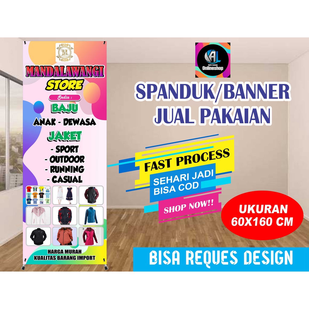 Jual Spanduk Banner Jual Pakaian Shopee Indonesia