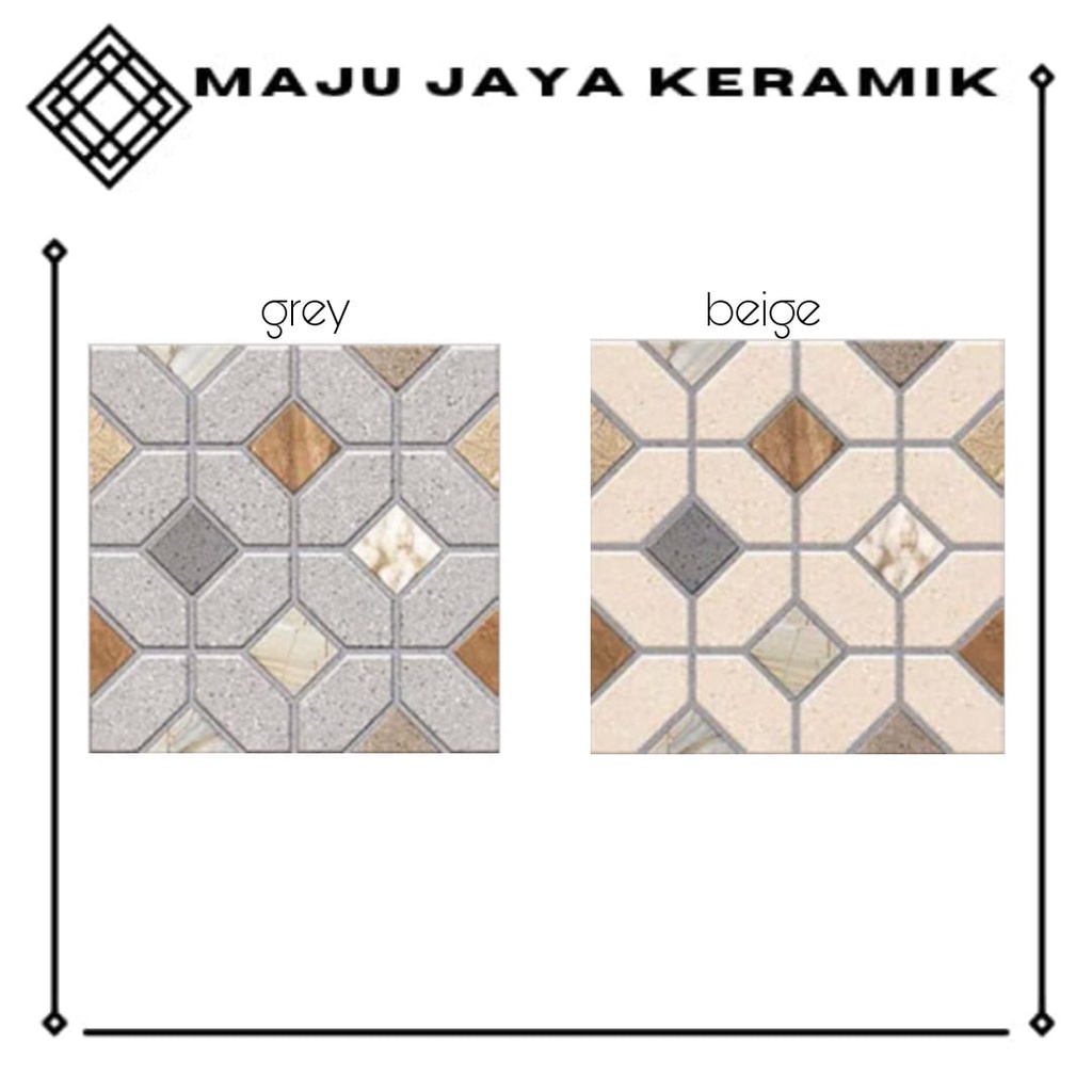 Jual Keramik Lantai 25x25 Kasar Cream Abu Keramik Teras 25x25 Mulia