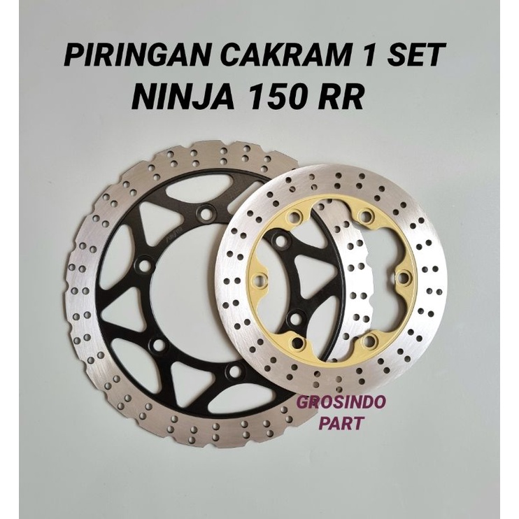 Jual PIRINGAN PIRING CAKRAM DEPAN BELAKANG NINJA 150RR-150 RR (PAKET 1