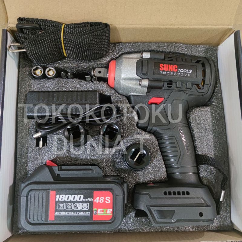 Jual CORDLESS IMPACT WRENCH SUNC TOOLS BRUSHLESS 48V JLD 48s Shopee