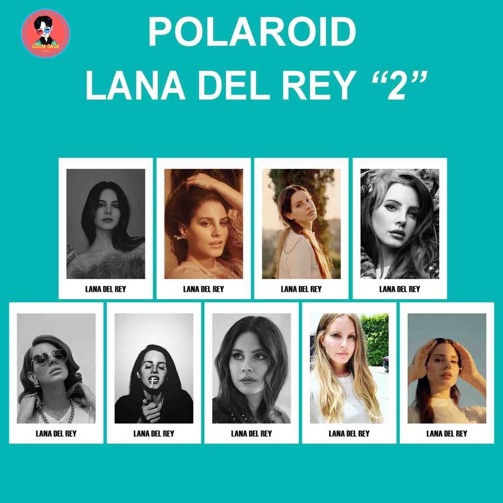 Jual (ISI 9PCS) Polaroid Lana Del Rey / Photocard Lana Del Rey Shopee