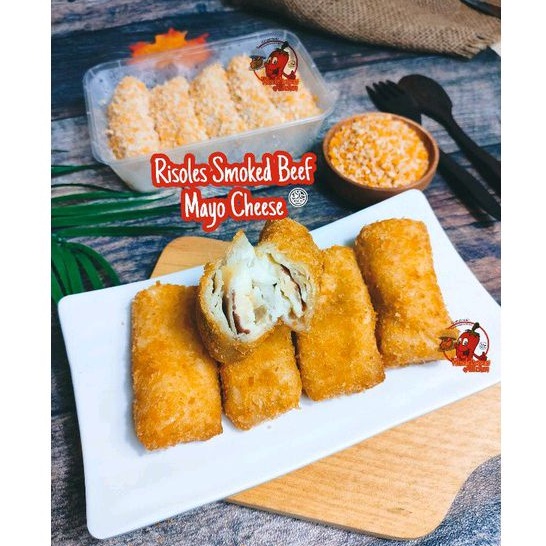 Jual RISOLES SMOKED BEEF MAYO CHEESE HOMEMADE HALAL | Shopee Indonesia