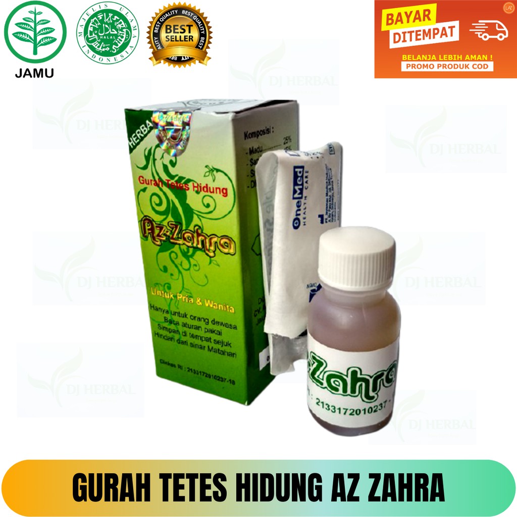 Jual Obat Gurah Tetes Hidung Az Zahra Shopee Indonesia