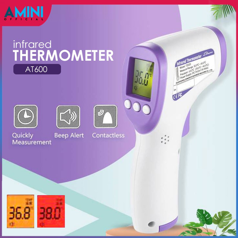 Jual THERMOMETER INFRARED AT600 / TERMOMETER DIGITAL THERMOGUN / ALAT