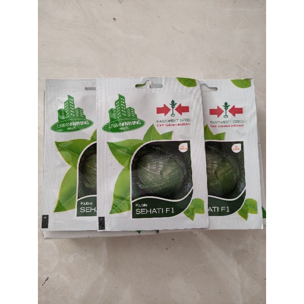Jual Benih Kubis Sehati F1 50 seeds urban farming cap panah merah ...