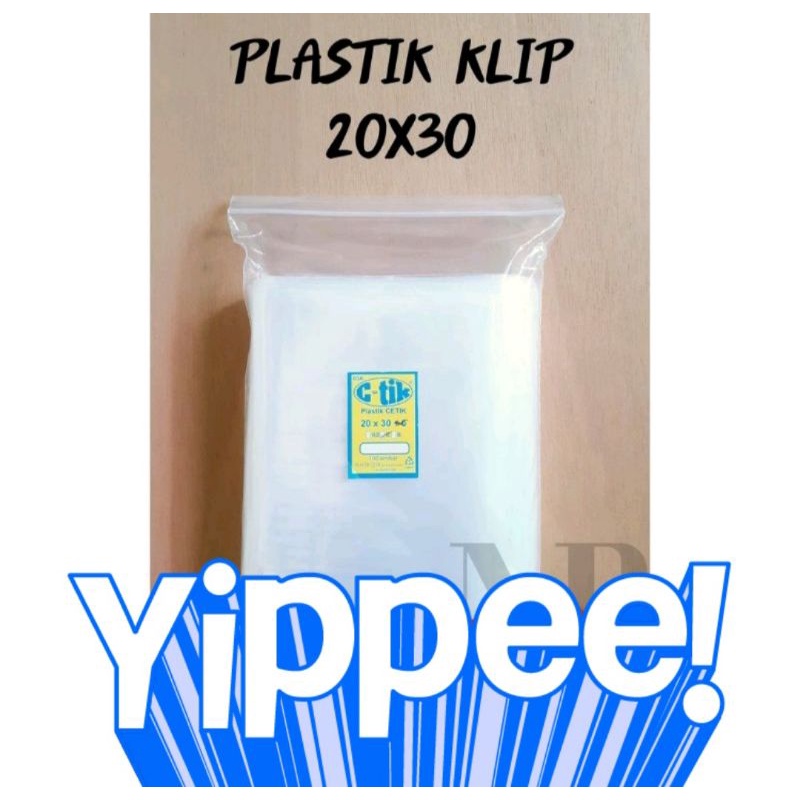 Jual Plastik Klip Cetik Besar Tebal Ukuran 16x25 20x30 25x35 30x40 Merk Ctik Shopee Indonesia 5511