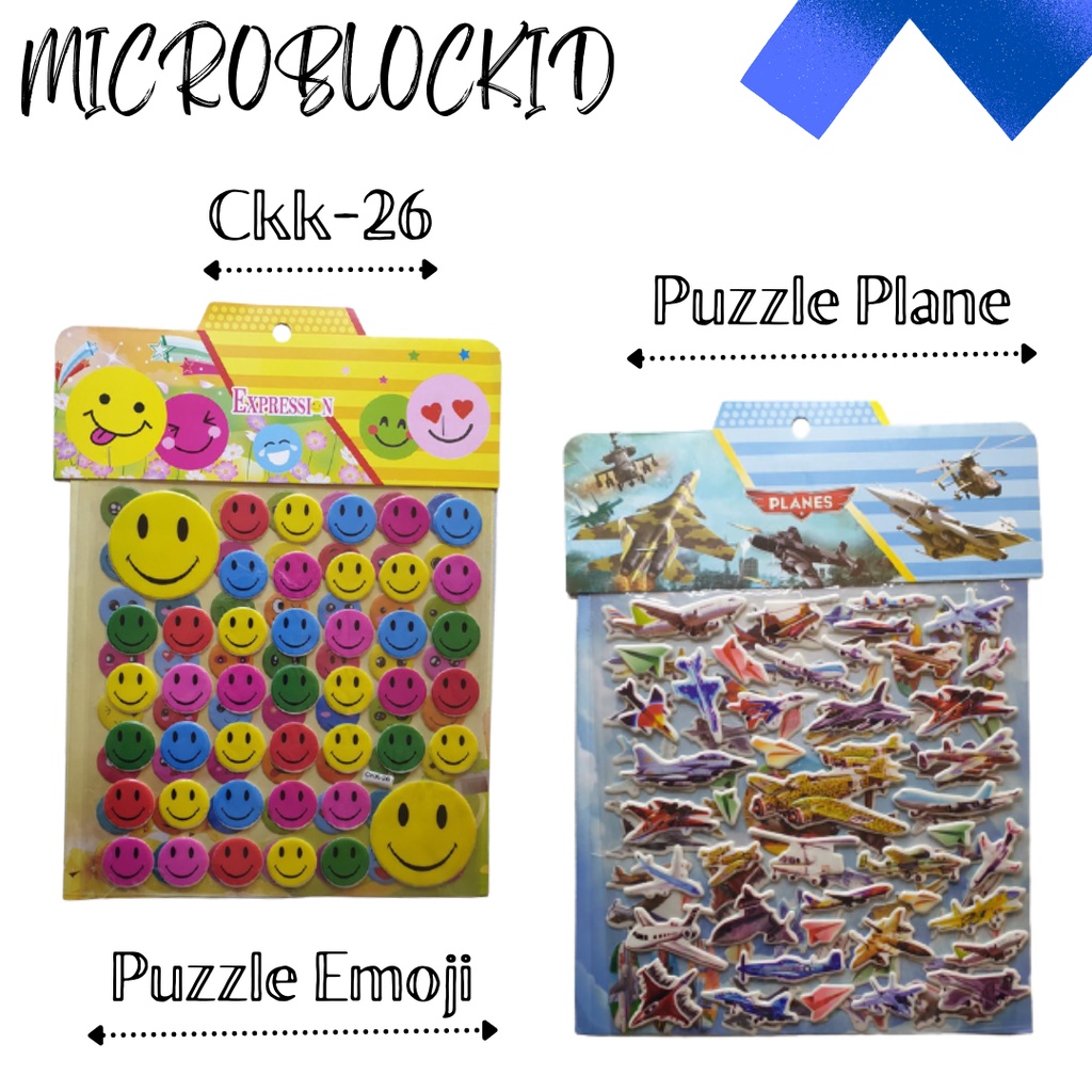 Jual STICKER DOUBLE EMOJI STICKER DOUBLE PLANE CKK014 STICKER DOUBLE