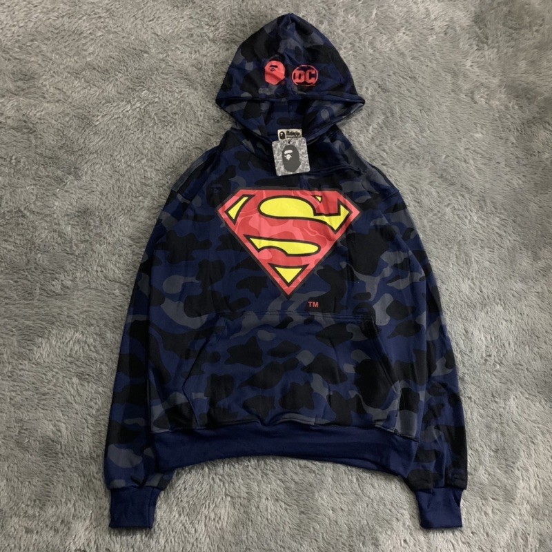 Bape superman clearance hoodie