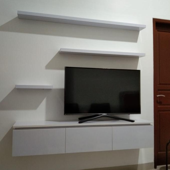 Jual Meja Tv Gantung Rak Tv Meja Tv Meja Gantung Floating Desk