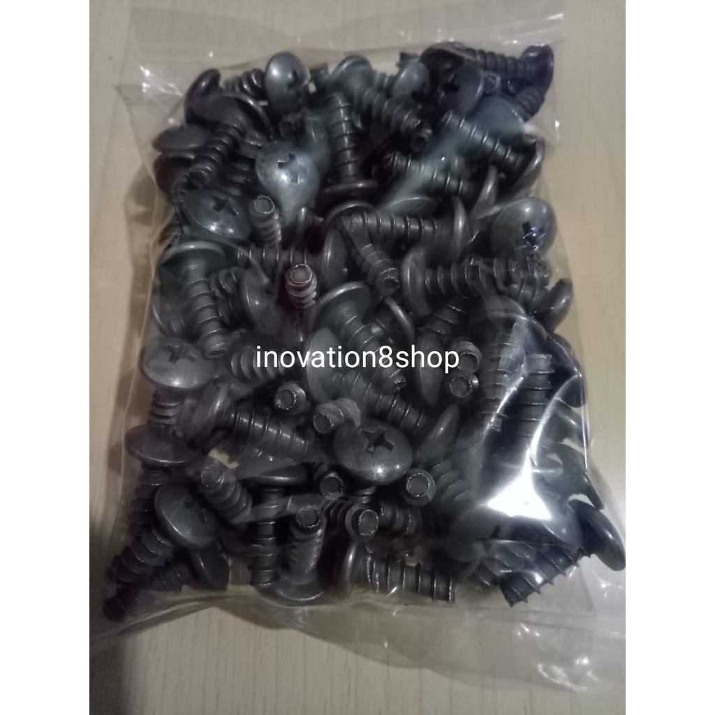Jual (Isi 100 pcs) BAUT SEKRUP / CACING 5 X 16 / BAUT BODY YAMAHA ...
