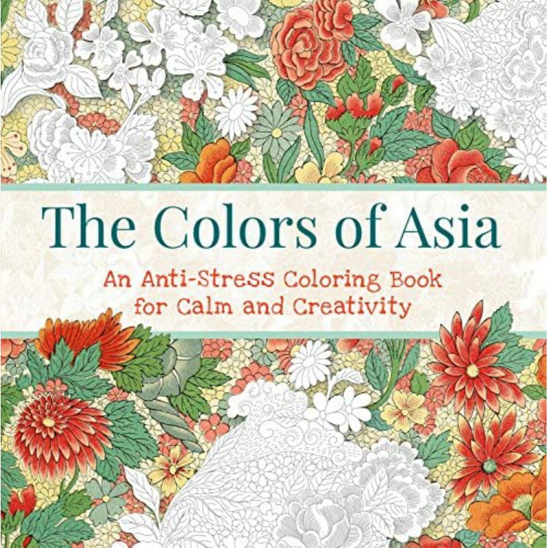 Jual The Colors Of Asia An Anti Stress Coloring Book // Buku Mewarnai ...