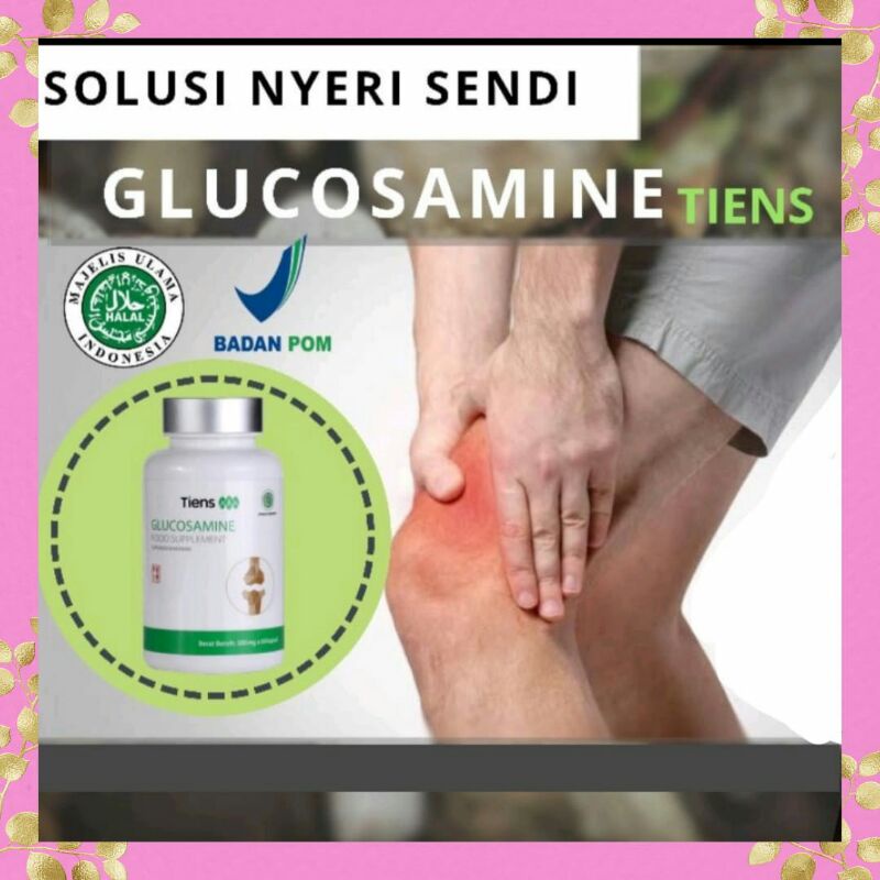 Jual Glukosamin Original 500 Mg Obat Nyeri Sendi Pelumas Sendi Obat Osteoarthritis Osteoporosis 8340