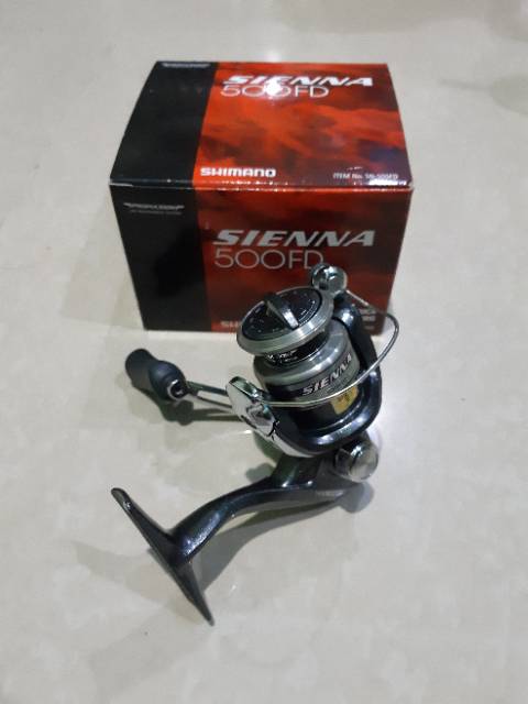 harga reel shimano sienna 500 fd 500FD By moving the center of gravity closer to the anglers hand Shimano Sienna 500 FG Reel