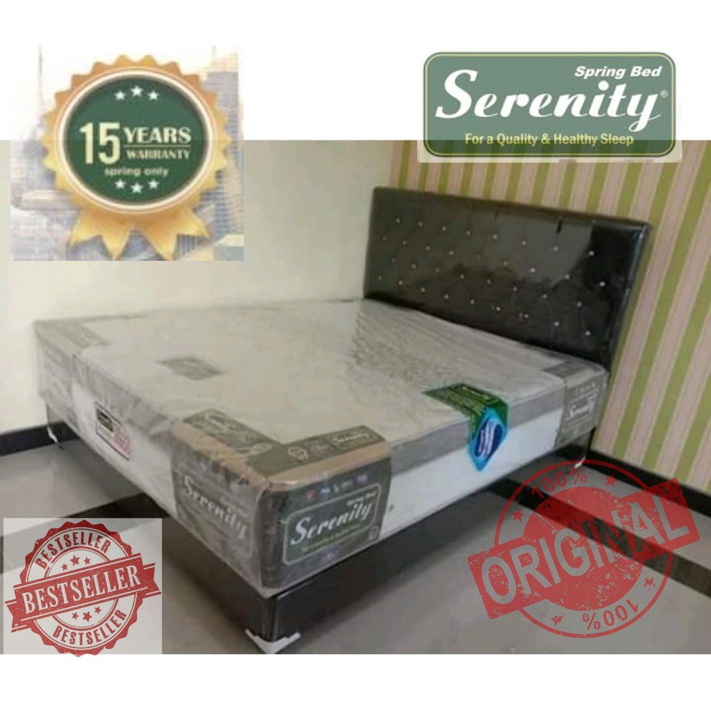 Jual Bed set Springbed Elite Serenity Supreme + Divan HB Full GDK ...