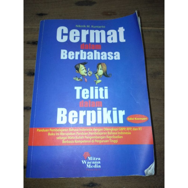 Jual Buku Cermat Dalam Berbahasa Teliti Dalam Berpikir | Shopee Indonesia