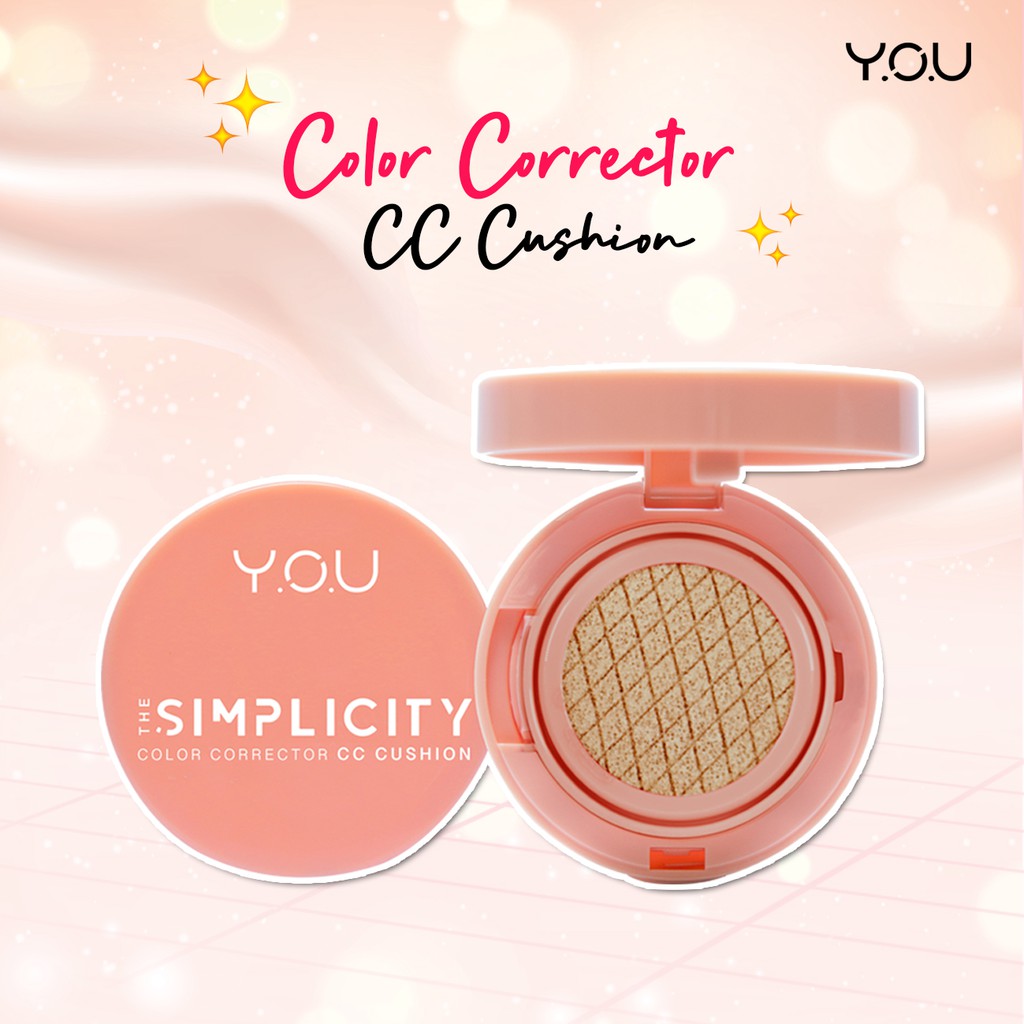 Jual Y.O.U The Simplicity Color Corrector CC Cushion Shopee Indonesia