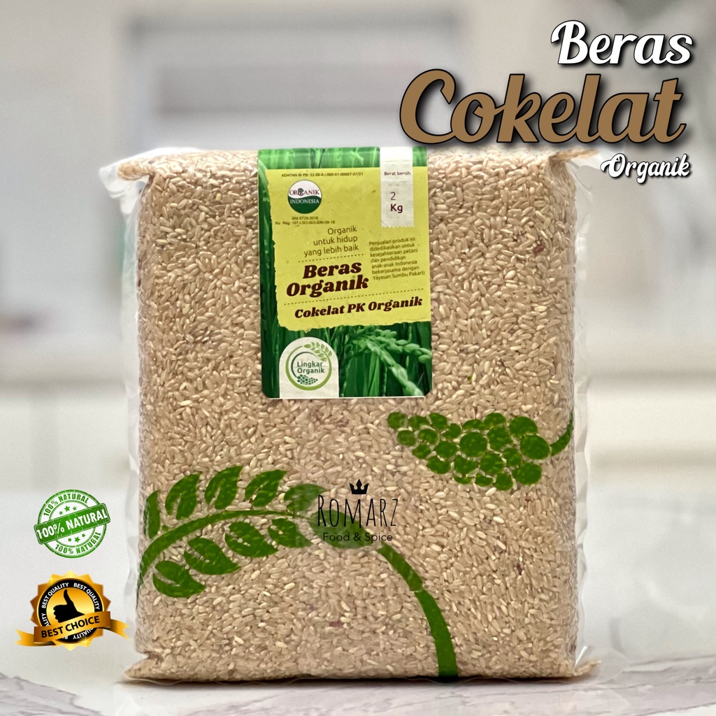 Jual Beras Coklat Organik Beras Coklat Premium Brown Rice Shopee Indonesia